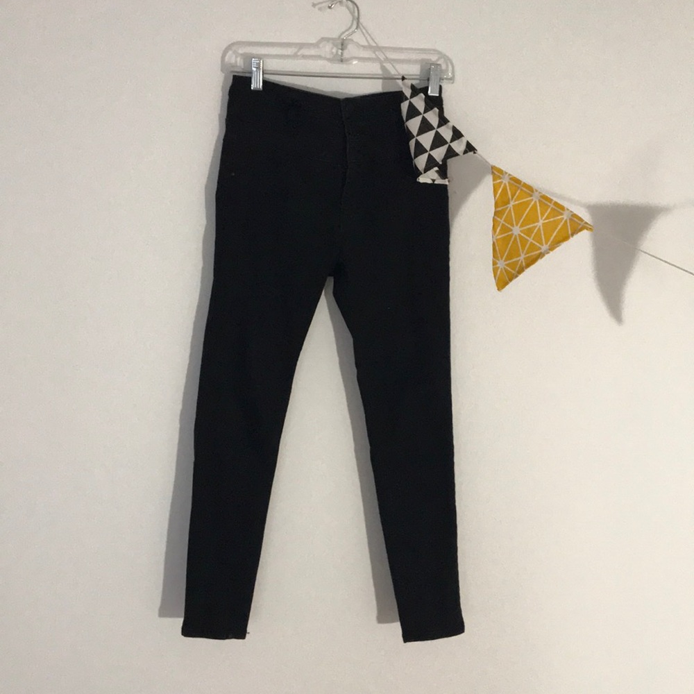 High waist skinny jeans